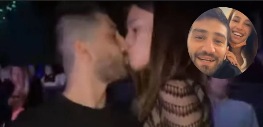 צפו בנשיקה הפומבית הראשונה והלוהטת של יהודה ואלמוג מאח הגדול